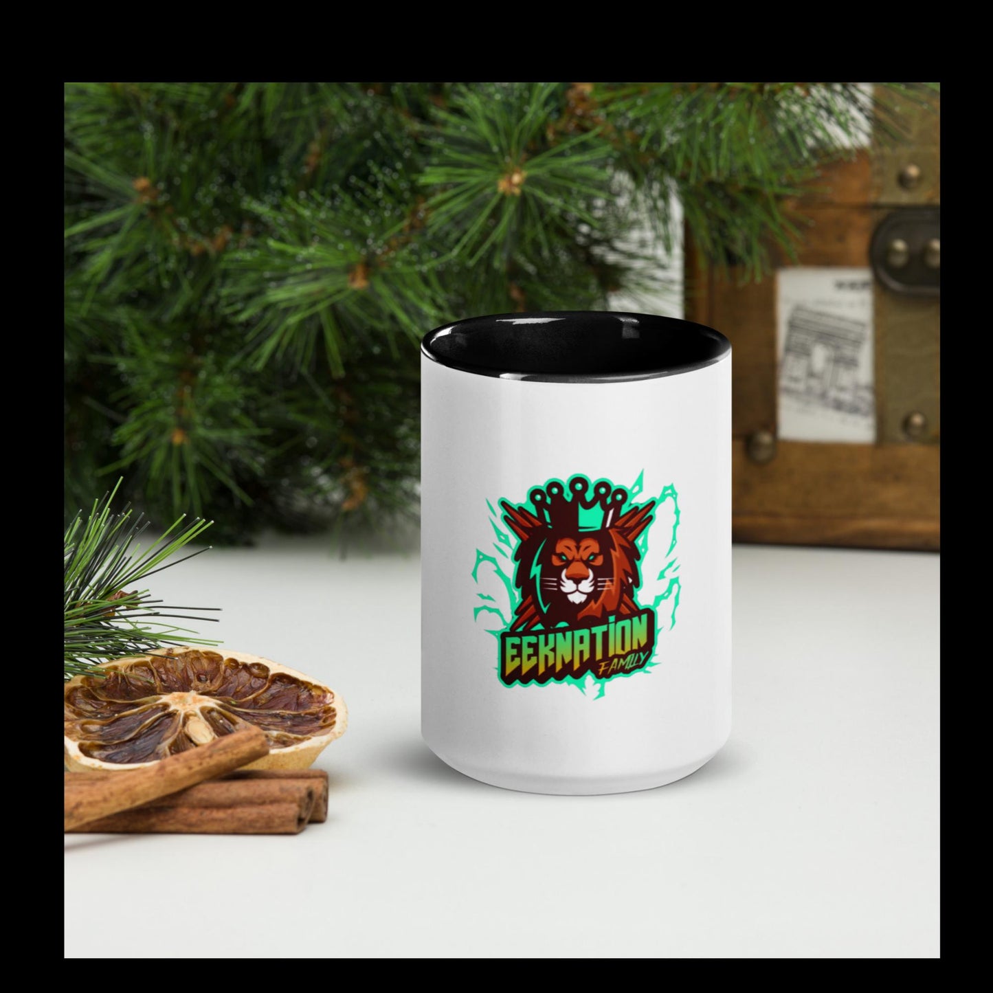 "EEKNATION" Mug with Color Inside